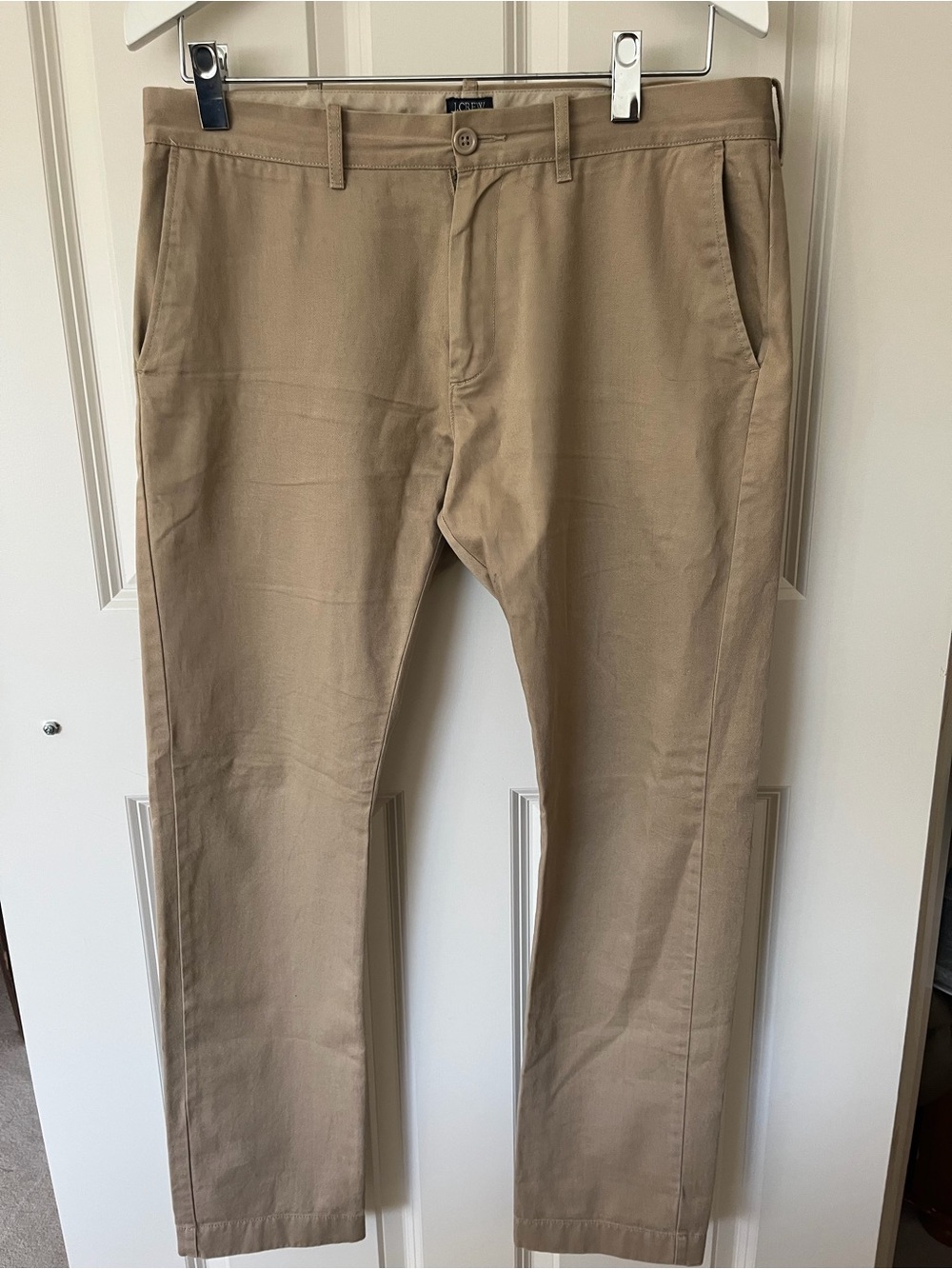 J. Crew Men's Tan Chino Pants - Straight Leg